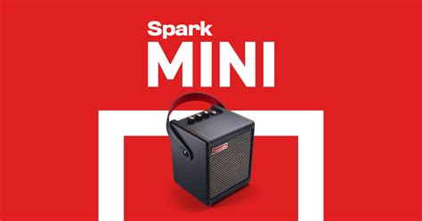 spark mini portable smart guitar amp  bluetooth speaker