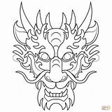 Chinese Printable Outline Masque Supercoloring Drachen Chinois Chinesische Ausmalbilder Malvorlagen Svg sketch template