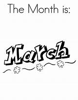 March Coloring Pages Month Welcome Kids Sheet Book Printable Print Spring Advertisement sketch template