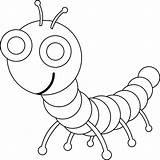 Centipede Coloring Cartoon Pages Coloringbay sketch template