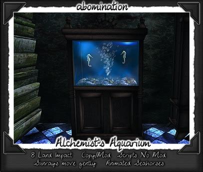 life marketplace alchemists aquarium