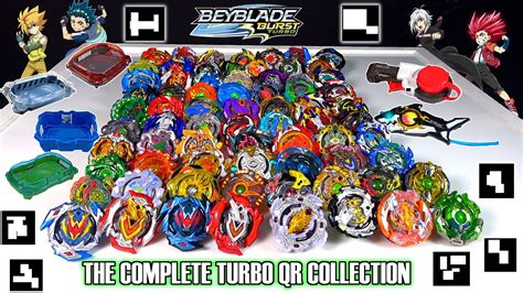 complete beyblade burst turbo qr code collection stadiums launchers beyblade sets
