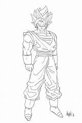 Goku Super Saiyan Drawing Coloring Pages Ball Dragon Blue God Getdrawings Ssgss Dragonball Kids sketch template