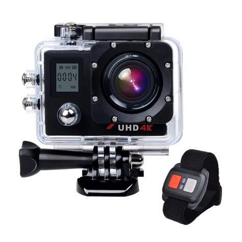wifi ultra hd dual screen waterproof underwater sports action camera  remote controltime