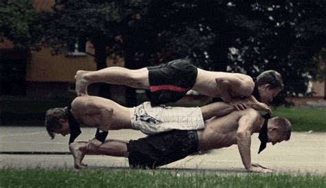 push ups partner workout s find and share on giphy