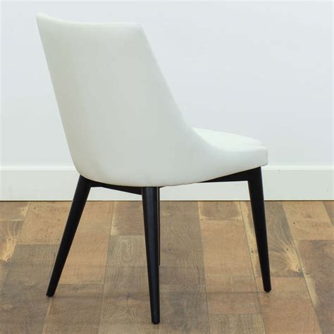 set   modern white dining chairs loveseat  auctions san diego