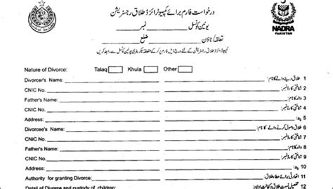 Nadra Divorce Certificate Sample Verification How To Get It