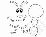 Insect Bug Silly sketch template