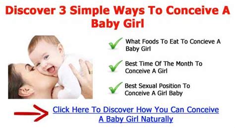 best ways to conceive a girl