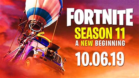 Fortnite Season 11 A New Beginning New Map Info Youtube