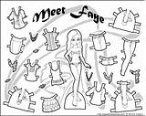Paper Doll Printable Dolls Coloring Pages Print Faye Color Mannequin Dress Series Click Maidens Mini Born Meet Paperthinpersonas Pdf Getcolorings sketch template