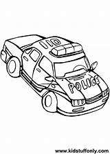 Car Coloring Pages Police Games Cop Drawing Getdrawings Getcolorings Line sketch template