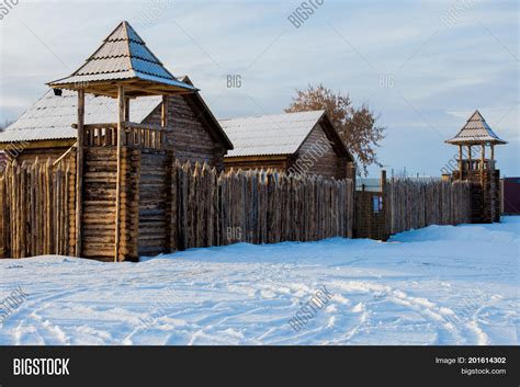 wooden fort image photo  trial bigstock