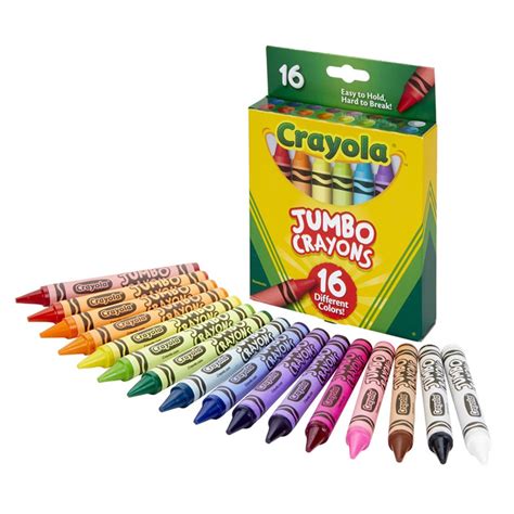 jumbo crayons  colors bin crayola llc crayons