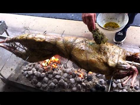 How To Cook A Lamb On A Spit For Greek Easter Youtube