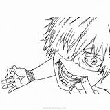 Ghoul Kaneki Ken Kirishima Touka Xcolorings 1200px sketch template