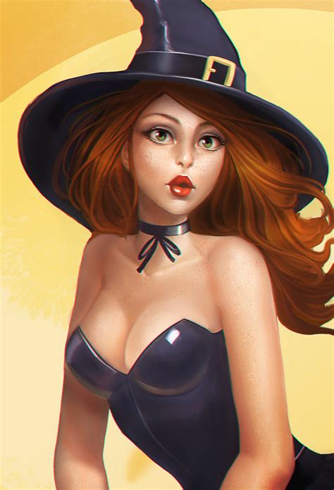 Artstation Pinup Witch