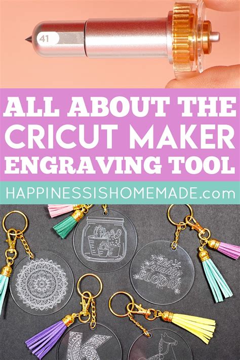 cricut maker engraving tool happiness  homemade