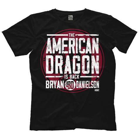 aew bryan danielson  american dragon    shirt