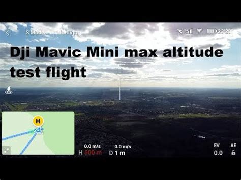 dji mavic mini max altitude test flight   ft drones dji mavicmini dji