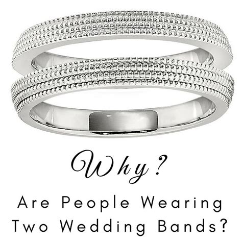 people wearing  wedding bands todays wedding band trends