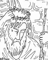 Thorns Crown Coloring Jesus Wearing Pages Drawing Matthew Getdrawings Colouring Donating Bill Thanks sketch template