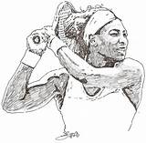 Serena sketch template