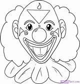 Clown Coloring Pages Scary Evil Draw Drawing Creepy Color Clowns Killer Easy Face Cry Later Now Cartoon Colour Drawings Clipart sketch template