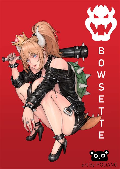 Bowsette Mario And 1 More Drawn By Paul Dang Podang