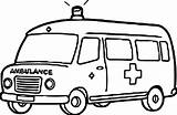 Ambulance Truck sketch template