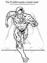 Flash Coloring Pages Dc Comics Print Superhero Printable Color Running Kinetic Convenient Crafts Dots Connect Designlooter Kids Getdrawings Library Clipart sketch template