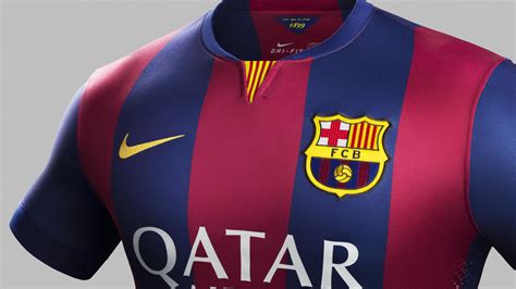 nike  fc barcelona unveil  home kit    season nike news