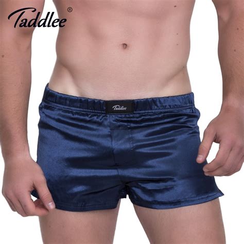 taddlee brand sexy men s boxer shorts trunks gay sleepwear home short