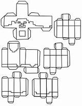Minecraft Papercraft Creeper Merken sketch template