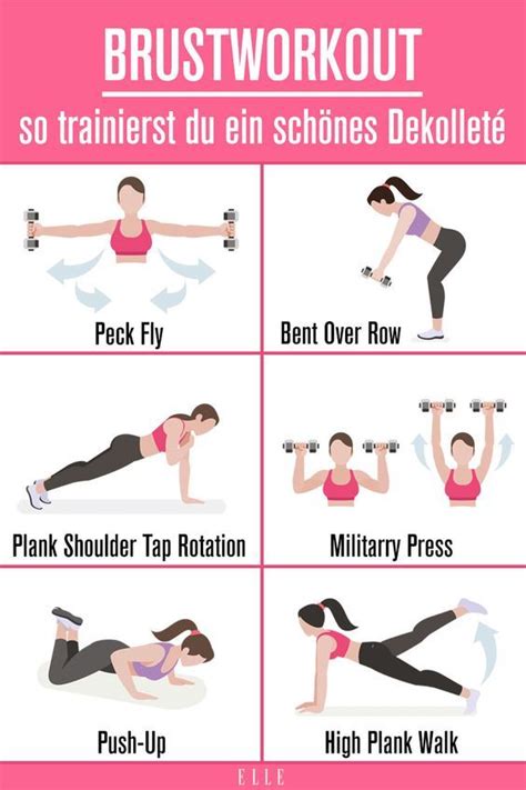 Workout Für Schöne Brüste Elle Fitness Motivation Fitness Tipps