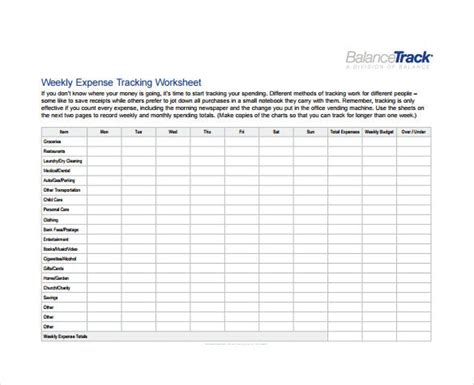 expense sheet template  sheet templates