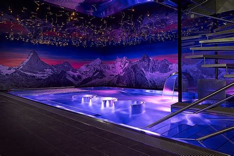 indoor pool spa silvana mountain hotel furi zermatt switzerland
