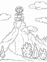 Montagne Gulli Colorier Imprime Partage Télécharge sketch template
