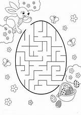 Maze Simple Printables Preschoolers Tulamama Dog Easter sketch template