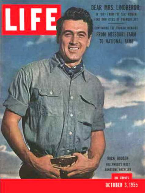 Life Magazine Cover Copyright 1955 Rock Hudson Mad Men