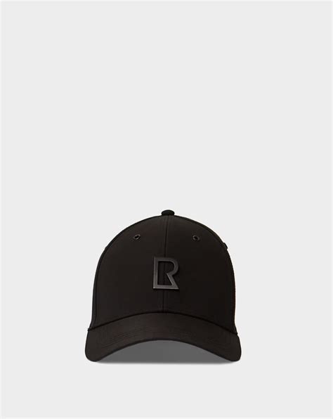 unisex baseball cap with metal logo arsene black rudsak rudsak