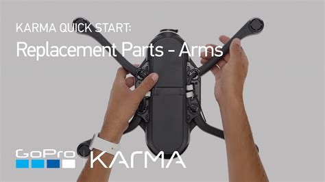 gopro karma replacement parts arms youtube