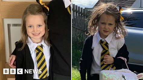 First Day At School Mums Before And After Photos Of Daughter Go Viral