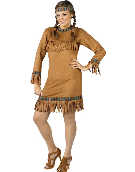 plus size sexy native american indian princess pocahontas halloween costume set