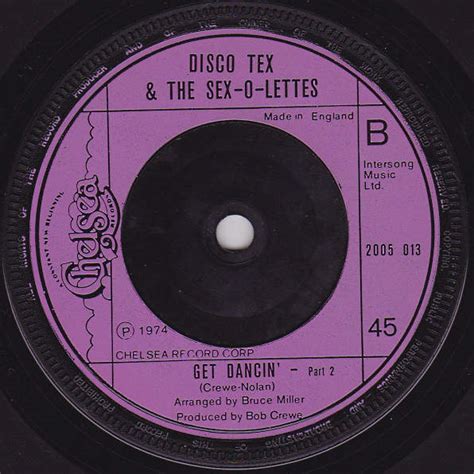 Disco Tex And His Sex O Lettes Get Dancin Part 1 Vinyl For Sale