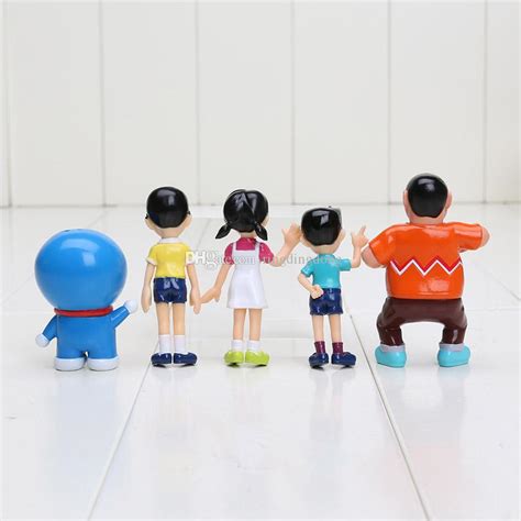 2019 Doraemon Figures 5 7cm Nobita Nobi Figure Pvc Dolls Shizuka
