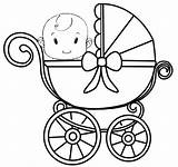Colorear Buggy Captivating Bebé Stroller Kleurplaat Kinderwagen Doodle sketch template