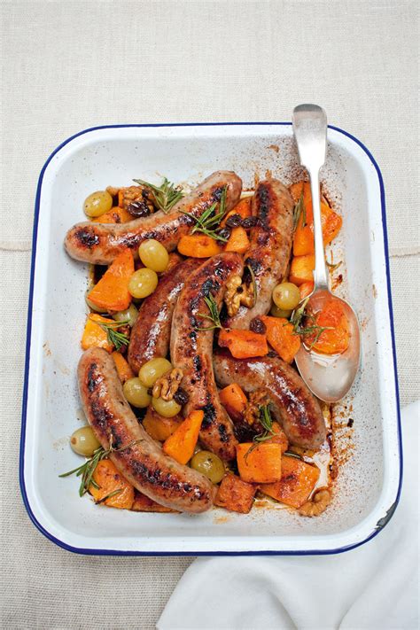 balsamic roasted sicilian sausages recipe life and style the guardian