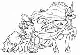 Ausmalbilder Einhorn Pony Prinzessin Little Ml Malvorlagen Luna Ausmalen Gemerkt Von sketch template