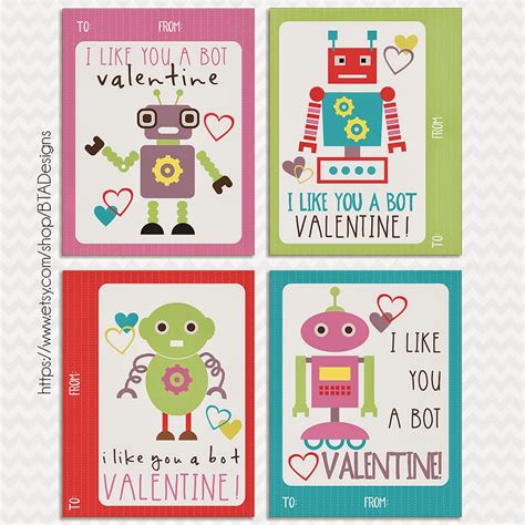 valentine card printables  freebie